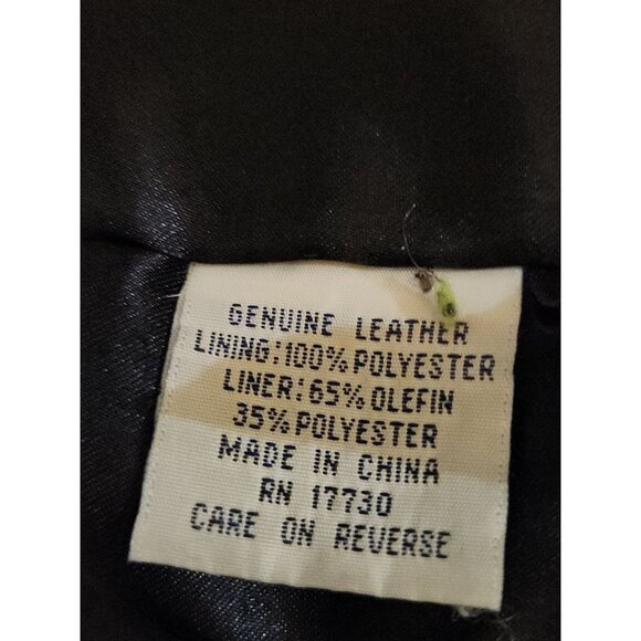 Field Gear Genuine Leather Coat Vtg Black Adult M Removable 3M Thinsulate Liner - Picture 16 of 16